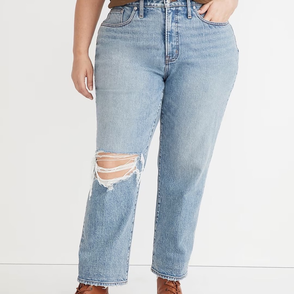 Madewell Curvy Perfect Vintage Straight Jean 20W Kingsbury Wash